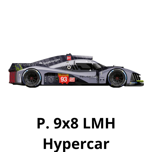 Peugeot 9x8 LMH Hypercar Scaleauto